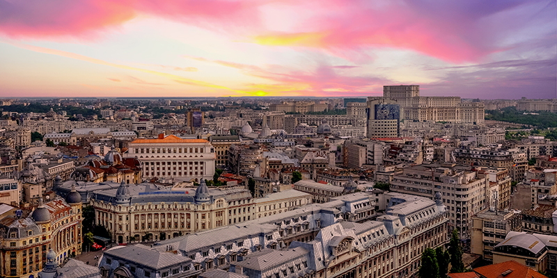Bucharest, Romania skyline