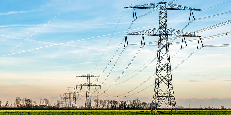 high voltage towers