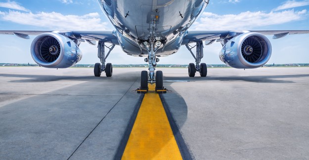 Airplane on runway