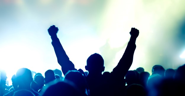 Crowd cheering