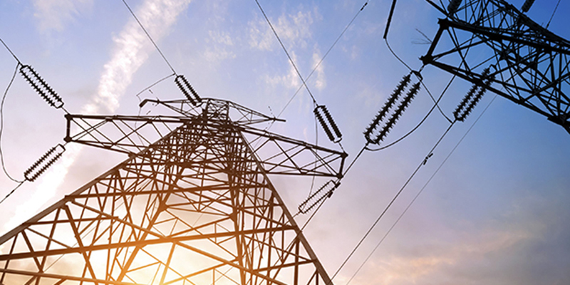 Power lines and electricity towers