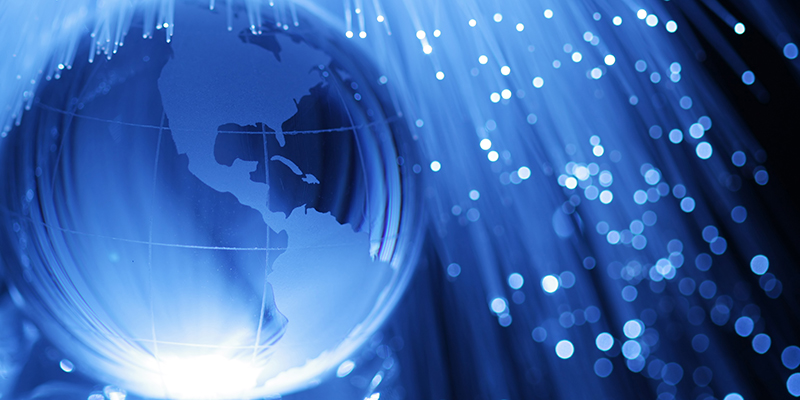 Earth & fiber optics