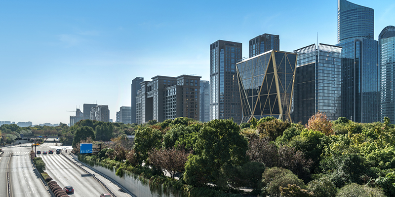 Downtown city skyline