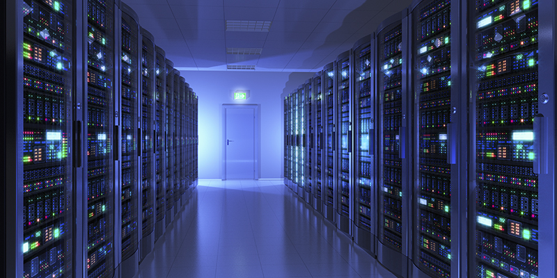 Server room interior