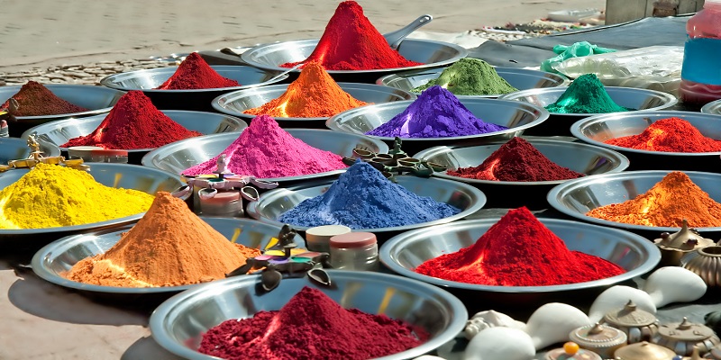 Colored powders