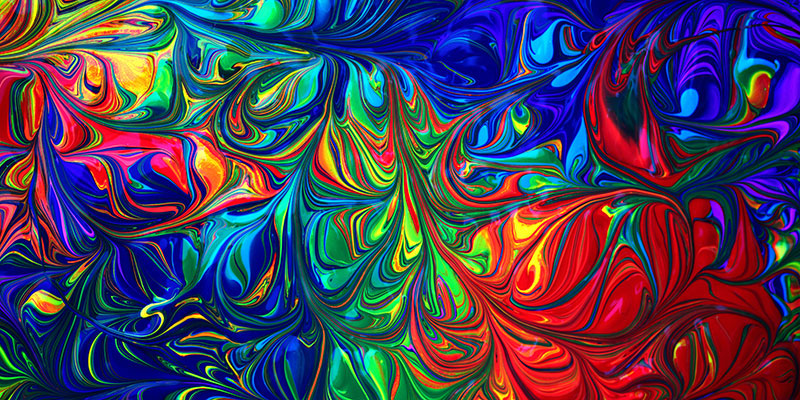 Colorful paint