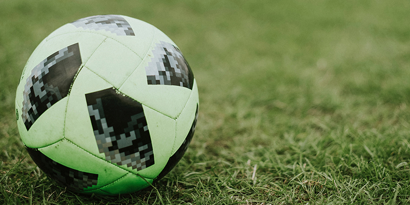 Soccer ball on a field