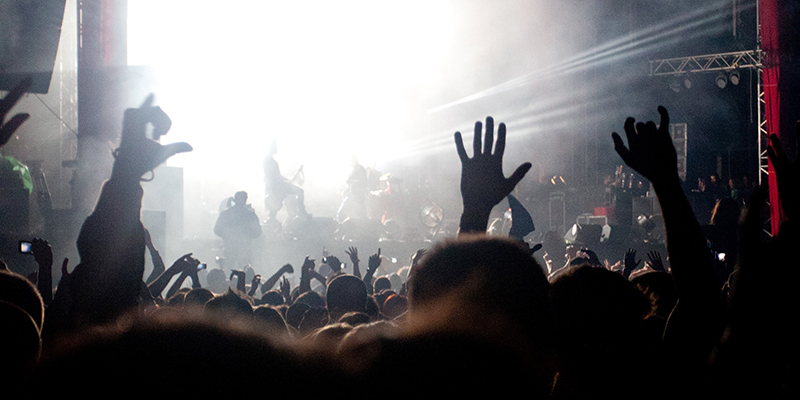 Concert crowd