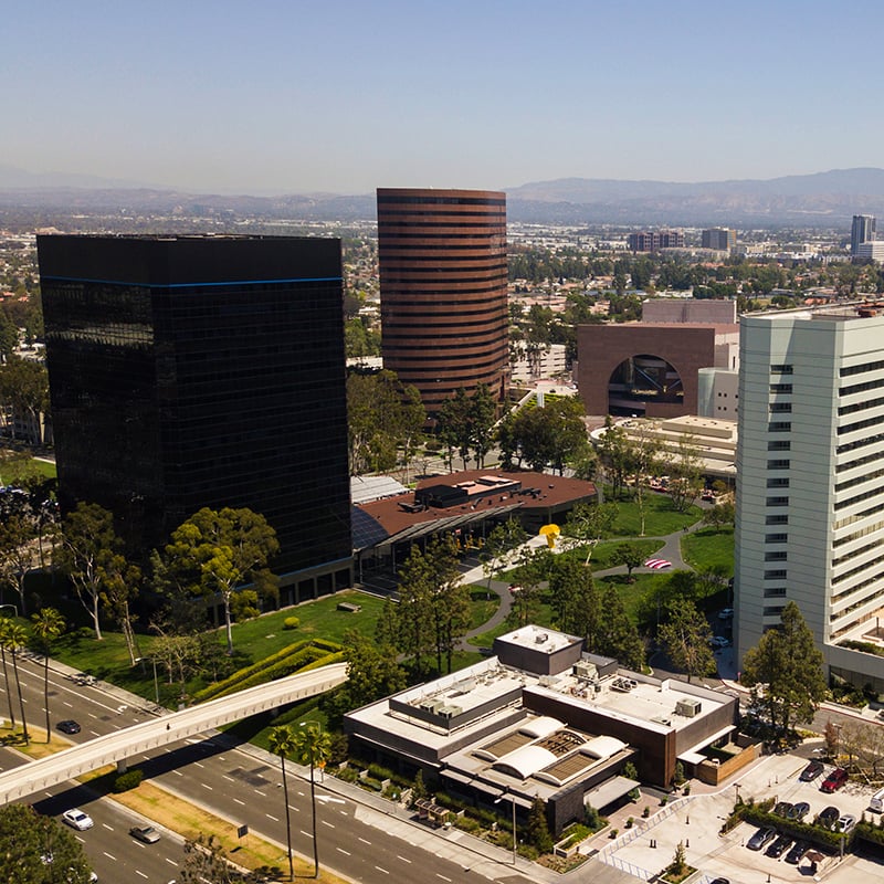 Orange County California skyline