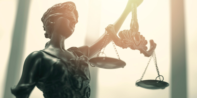 Lady justice statue