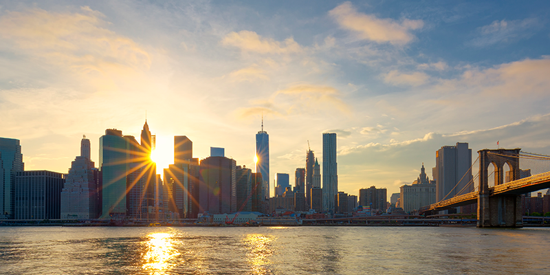 NY city skyline
