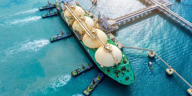 LNG liquified natural gas tanker