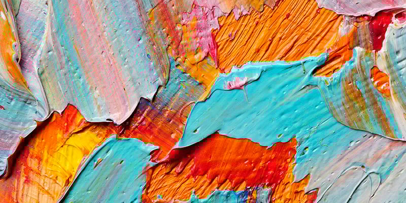 abstract spilt paint