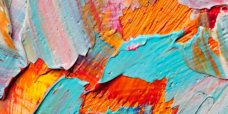 abstract spilt paint