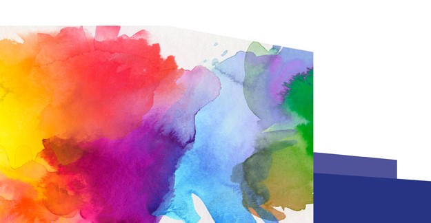 Various paint splatters