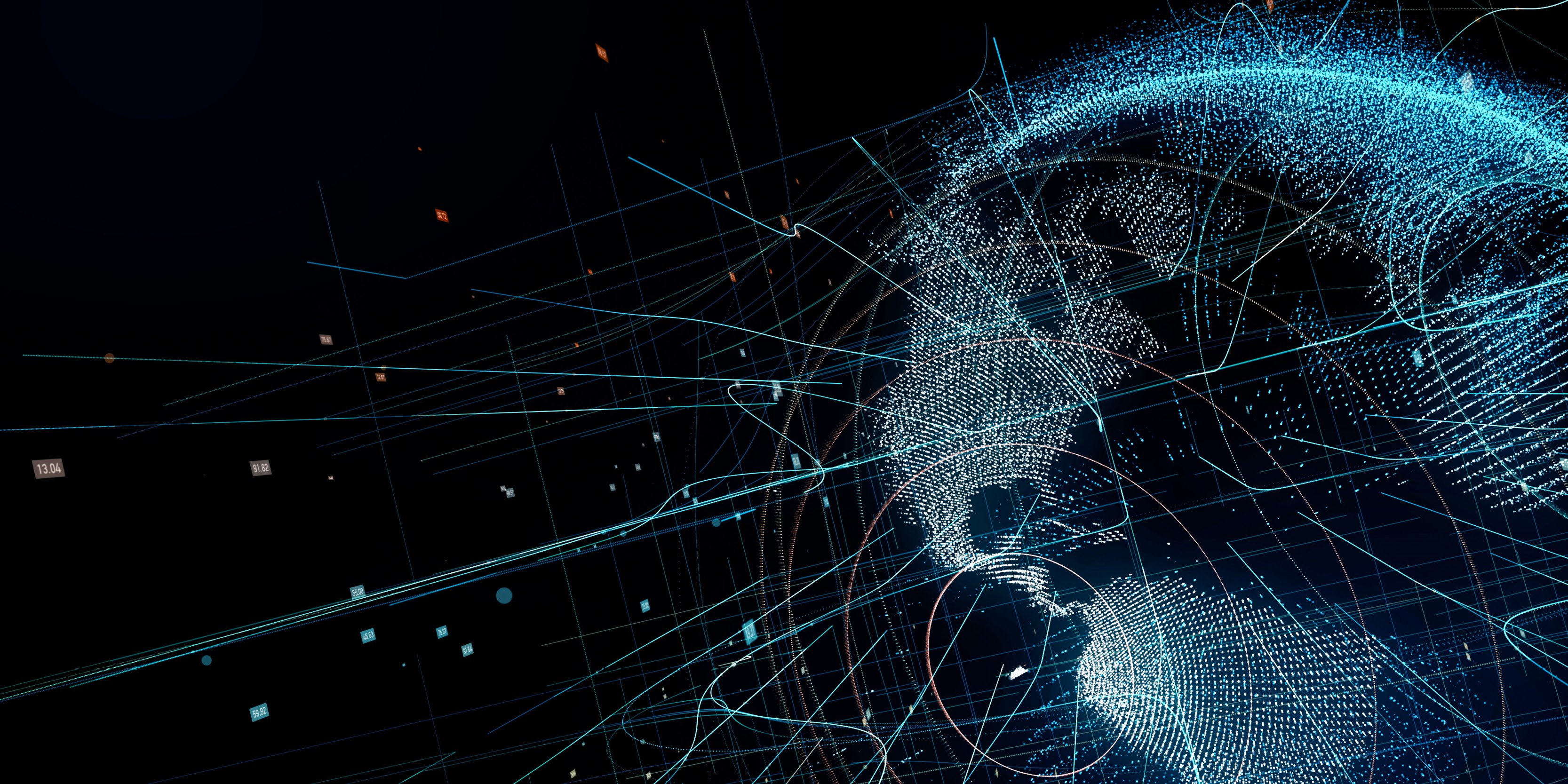 Tech globe imagery