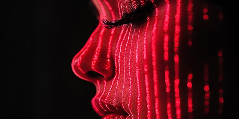 Abstract portrait of a woman