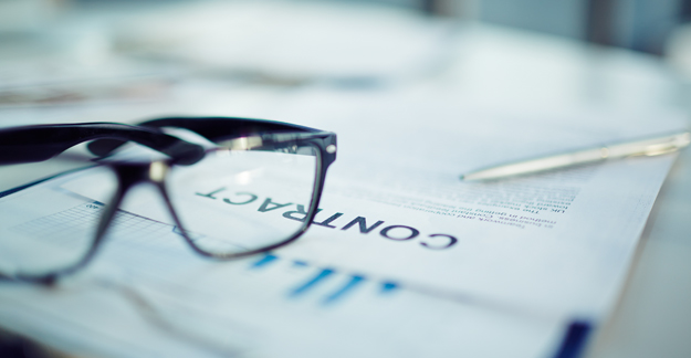 Glasses and contract