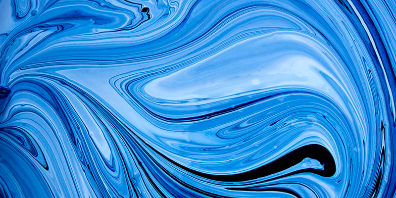 blue oil spill
