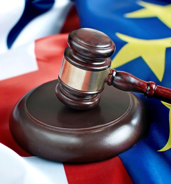 Brexit Gavel Flags