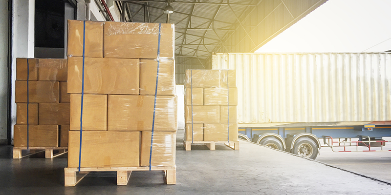 warehouse cargo courier transportation