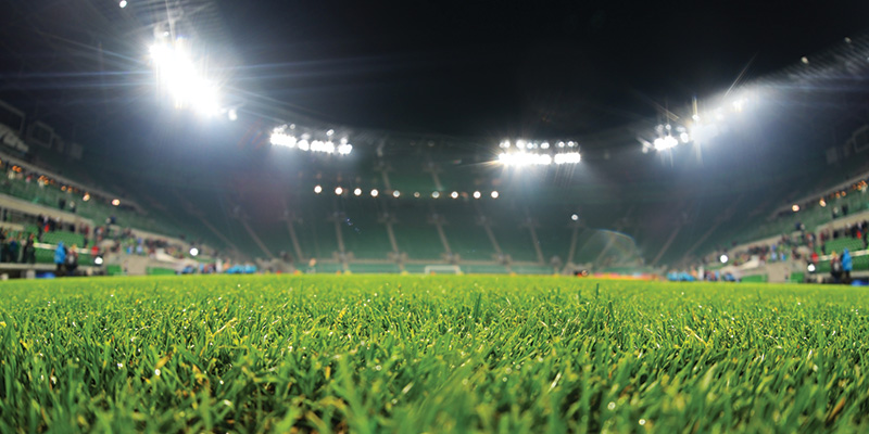 Ground view from inside sports arena