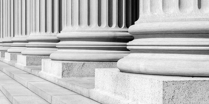 Courthouse columns