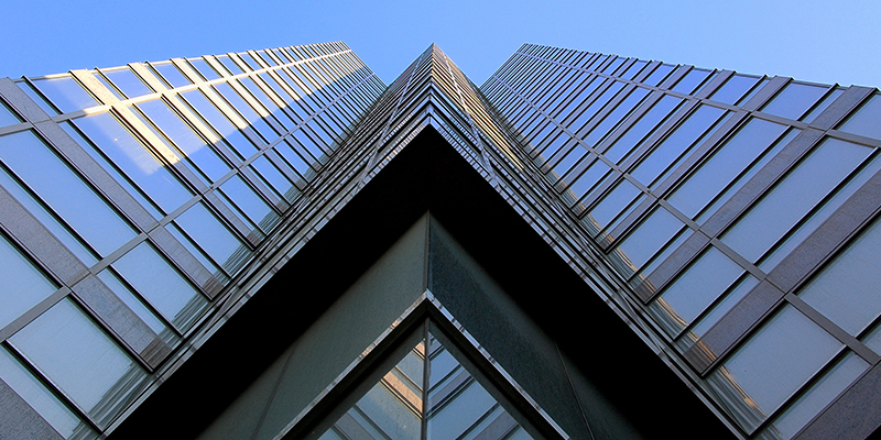 abstract building corner