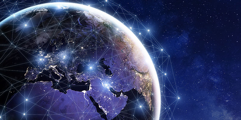 Connected globe