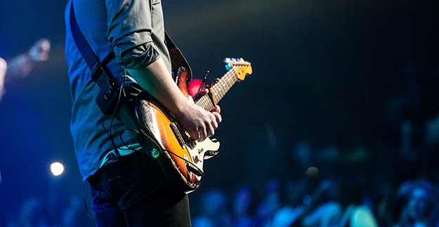Man playing guitar