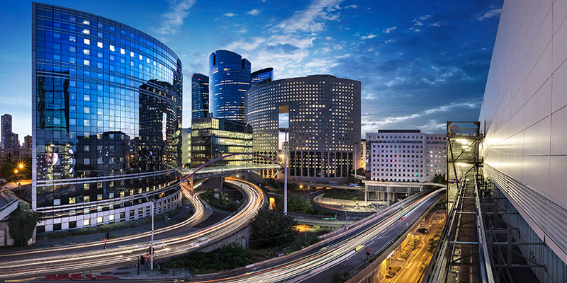 paris panorama quartier de la defense