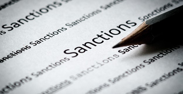 Sanctions definition and pencil