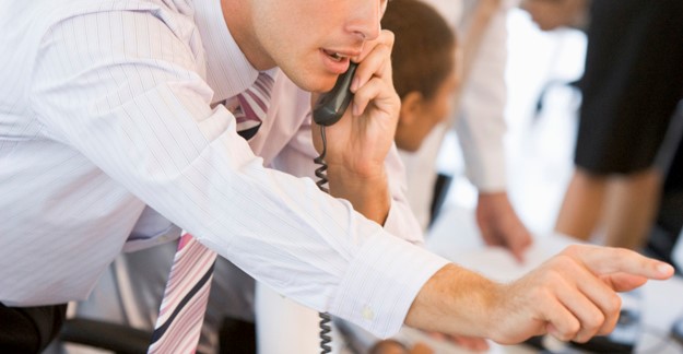 Man on phone